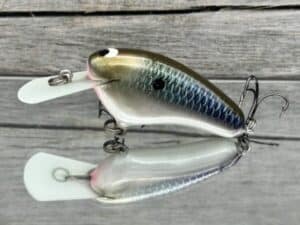 Black Label Balsa - Hickster MR- Balsa Crankbait - Bad Shad Color