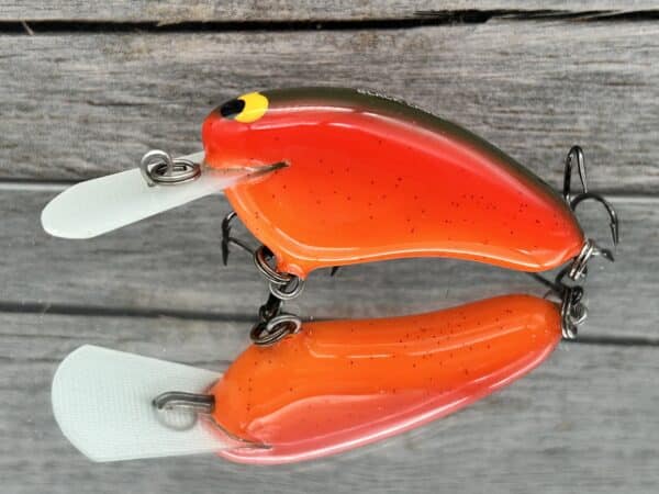 Black Label Balsa - Hickster MR- Balsa Crankbait - Hot Salsa Color