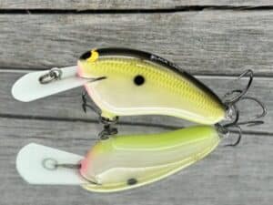 Black Label Balsa - Hickster MR- Balsa Crankbait - Bone Shad Color