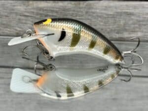 Black Label Balsa - Speedy - Signature Series Hybrid Squarebill Crankbait - Foiled Silver Gill Color