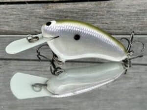 Black Label Balsa - Hickster MR- Balsa Crankbait - Shell Bed Shad Color