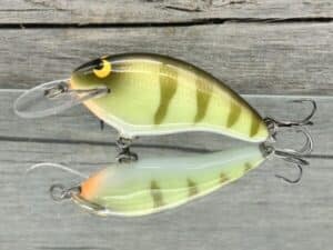 Black Label Balsa - Razor - Balsa Crankbait - Faded Perch Color
