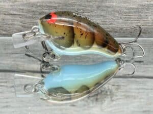 Black Label Balsa - Runt- Custom Balsa Crankbait - Kenny's Craw Color