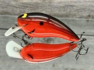 Black Label Balsa - Turbo - Custom Balsa Crankbait - Fireball Color