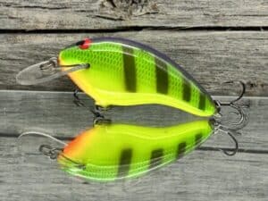 Black Label Balsa - Razor - Balsa Crankbait - Purple Tiger Color
