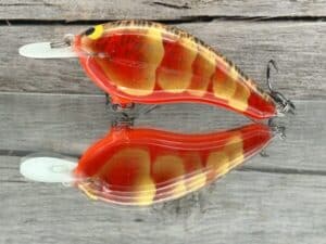Black Label Balsa - Slim Signature Series Balsa Crankbait - Texas Gold Color