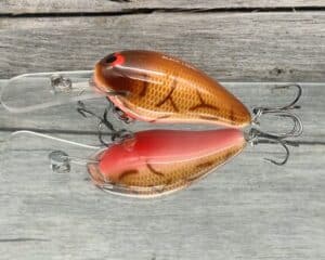 Black Label Balsa - Rock Hound - Custom Balsa Crankbait - Waffle Cone Color