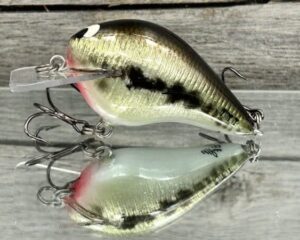 Black Label Balsa - Wreck Signature Series Crankbait - Foiled Baby Bass Color - Zoom WEC E-1