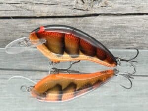 Black Label Balsa - Razor Signature Series - Balsa Crankbait - Foiled Copper Craw Color