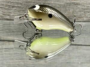 Black Label Balsa - Runt- Custom Balsa Crankbait - Bone Shiner Color