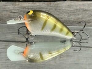 Black Label Balsa - Peanut - Signature Series Crankbait - Foiled Perch Color