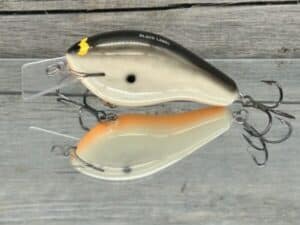Black Label Balsa - Bully - Custom Balsa Squarebill Crankbait - Bone Khaki Color