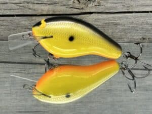 Black Label Balsa - Bully - Custom Balsa Squarebill Crankbait - Mellow Yellow Color