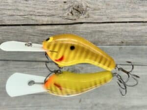 Black Label Balsa - Double D - Deep Diving Balsa Crankbait - Golden Shiner