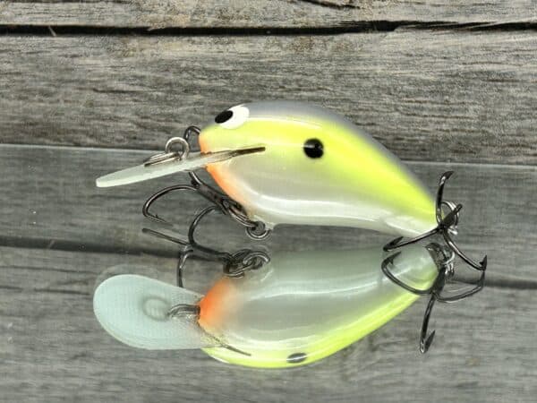 Black Label Balsa - Fat Little Cliffie - Custom Balsa Crankbait - Pro Lavender Shad Color