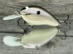 Black Label Balsa - Fat Little Cliffie - Custom Balsa Crankbait - Bone Ozark Color