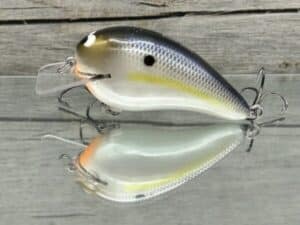 Black Label Balsa - Ricochet - Custom Balsa Crankbait - Threadfin Shad Pearl Color