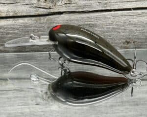 Black Label Balsa - Rock Hound - Custom Balsa Crankbait - Green Pumpkin Craw color