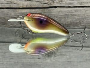 Black Label Balsa - Little Cliffie - Custom Balsa Crankbait - High Rock Shad color