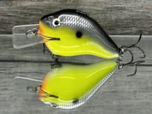 Black Label Balsa - C-1 - Custom Balsa Crankbait - Chartreuse Magic Color