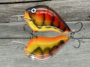 Black Label Balsa - C-1 - Custom Balsa Crankbait - Spring Craw Color