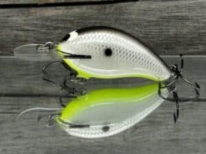 Black Label Balsa - Badger - Custom Balsa Crankbait - Hot Anchovy Color