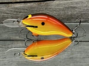 Black Label Balsa - Badger - Custom Balsa Crankbait - Simple Craw Color