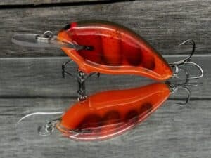 Black Label Balsa - Badger - Custom Balsa Crankbait - Crush Craw Color