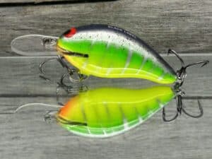 Black Label Balsa - Badger - Custom Balsa Crankbait - Salad Bar Color