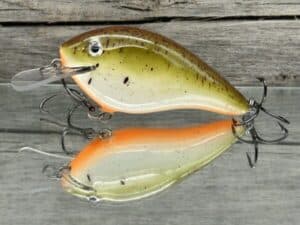 Black Label Balsa - Seducer - Custom Balsa Crankbait - Root Beer color