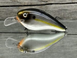 Black Label Balsa - Seducer - Custom Balsa Crankbait - Threadfin Shad Pearl color