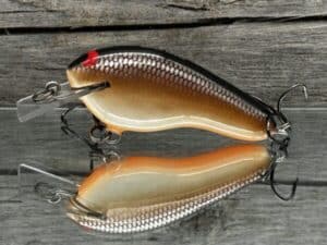 Black Label Balsa - Prowler Flat - Custom Balsa Squarebill Crankbait - Hot Chocolate color