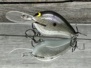 Black Label Balsa - Wreck Deep - Custom Balsa Crankbait - Gizzard Shad Foil color