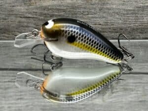 Black Label Balsa - Sweetheart - Custom Balsa Crankbait - Threadfin Shad Pearl color