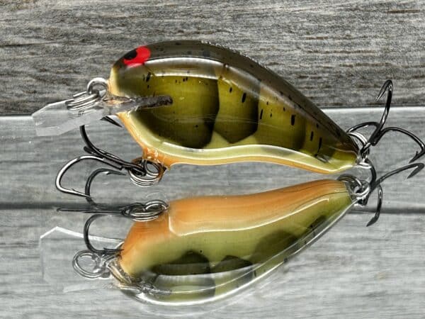 Black Label Balsa - Sweetheart - Custom Balsa Crankbait - Phantom Green Craw color
