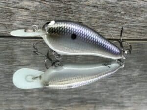 Black Label Balsa - Little Cliffie - Signature Series Crankbait - Foiled American Shad color