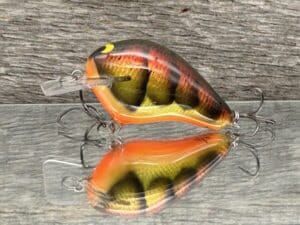 Black Label Balsa - Wreck Signature Series Crankbait - Foiled Spring Craw Color - Zoom WEC E-1
