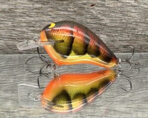 Black Label Balsa - Wreck Signature Series Crankbait - Foiled Spring Craw Color - Zoom WEC E-1