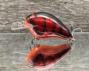 Black Label Balsa - Wreck Signature Series Crankbait - Foiled Red Craw Color - Zoom WEC E-1