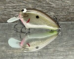 Black Label Balsa - Peanut - Signature Series Crankbait - Foiled Cliff's Secret Color - Zoom WEC Mutt
