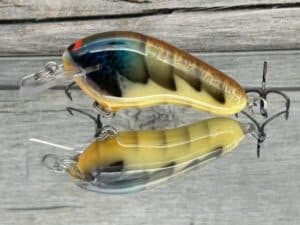 Black Label Balsa - Prowler Flat - Custom Balsa Squarebill Crankbait - Desert Craw color