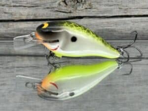 Black Label Balsa - BL 1.0 - Balsa Squarebill - Piebald Plemmons color