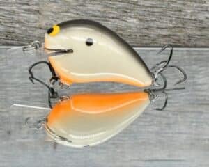Black Label Balsa - Wreck Jr. - Custom Balsa Squarebill Crankbait - Bone Khaki Color