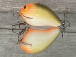 Black Label Balsa - Wreck - Balsa Squarebill - Parrot Orange Color - Zoom WEC E-1