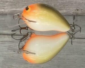 Black Label Balsa - Wreck - Balsa Squarebill - Parrot Orange Color - Zoom WEC E-1