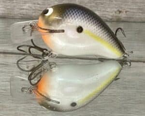 Black Label Balsa - Wreck - Balsa Squarebill - Threadfin Shad Pearl Color - Zoom WEC E-1