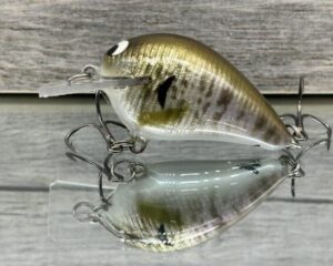 Black Label Balsa - Wreck Jr. - Signature Series Crankbait - Foiled Baby Bluegill Color