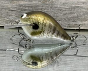 Black Label Balsa - Wreck Signature Series Crankbait - Foiled Baby Bluegill Color - Zoom WEC E-1