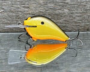 Black Label Balsa - Stump Knocker - Custom Balsa Squarebill - Mellow Yellow color