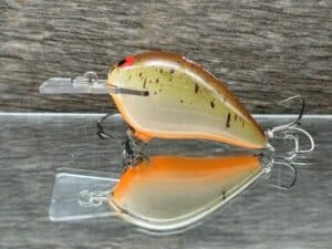 Black Label Balsa - Stump Knocker - Custom Balsa Squarebill - Root Beer color